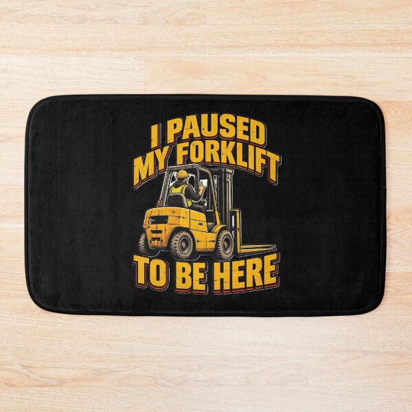 Item preview, I Paused My Forklift to Be Here – Funny Forklift Driver designed and sold by RetroNibylander.