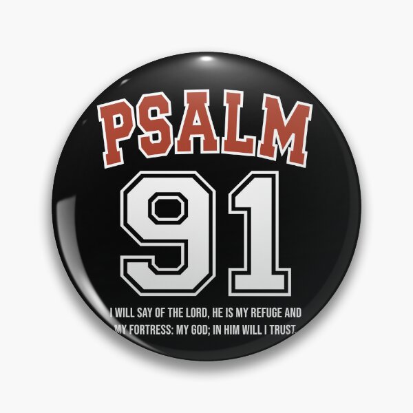 Item preview, Psalm 91 Christian Retro Catholic design designed and sold by DigitalDesignBPM.