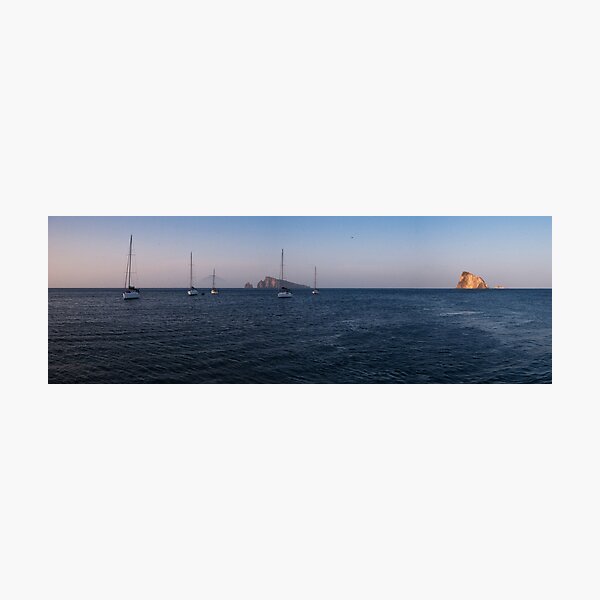 Dusk in the Aeolian Islands Photographic Print