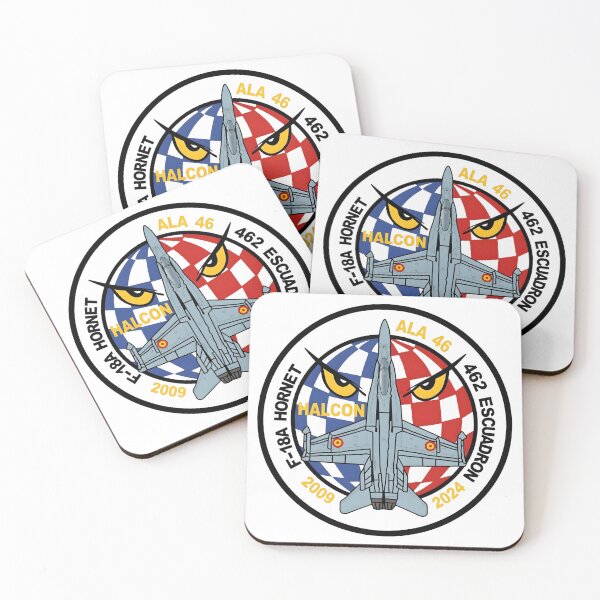 Item preview, Ala 46 462 Escuadron F-18A Hornet "Halcon" Patch designed and sold by CharlieDesings.
