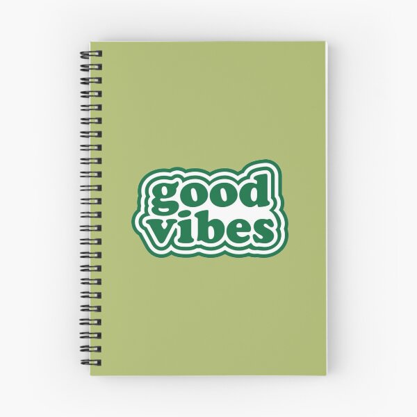 Item preview, Good Vibes Dark Green Retro Typography - Positive Aesthetic Quote designed and sold by PixellaneArt.