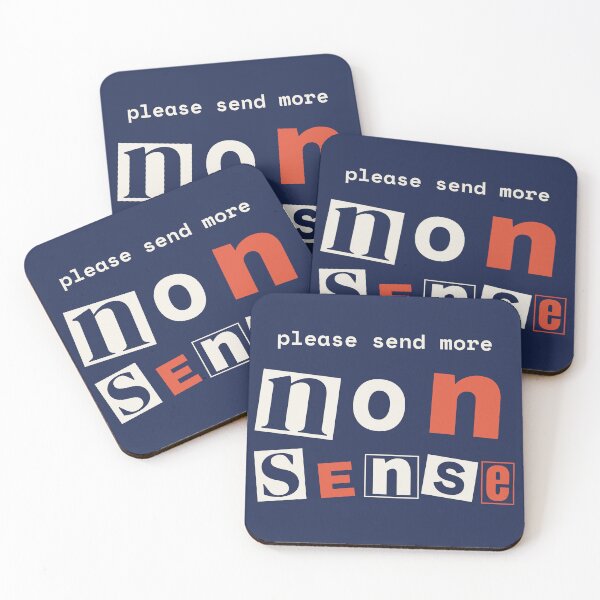 Item preview, Please Send More Nonsense Funny Typography Quote designed and sold by Tad & smidgen.