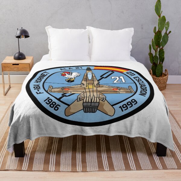 Item preview, Ala 21 211 Escuadron F-18A Hornet Patch designed and sold by CharlieDesings.