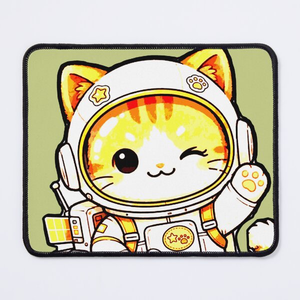Item preview, Kawaii Astronaut Cat T-Shirt Orange Cute Happy Space designed and sold by AstronautMerch.