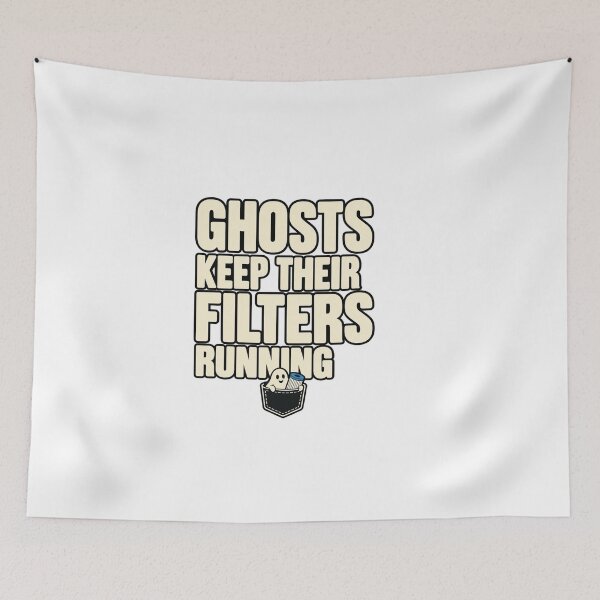Item preview, Dialysis Nurse Halloween — Ghosts Keep Their Filters Running — Pocket Icon designed and sold by UrbanCanvvas.