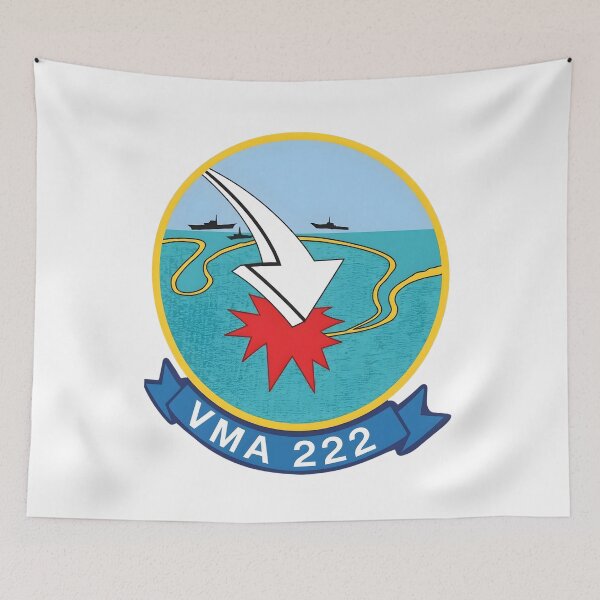 Item preview, VMA-222 Marine Attack Squadron Patch designed and sold by CharlieDesings.