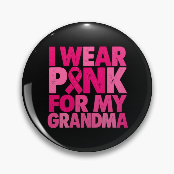 Item preview, I Wear Pink for My Grandma – Breast Cancer Awareness Family Support designed and sold by Rtcraftani.