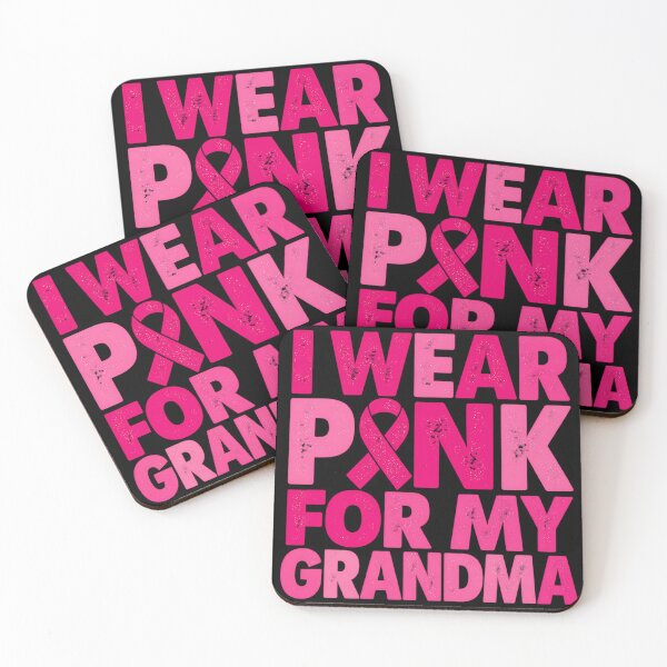 Item preview, I Wear Pink for My Grandma – Breast Cancer Awareness Family Support designed and sold by Rtcraftani.