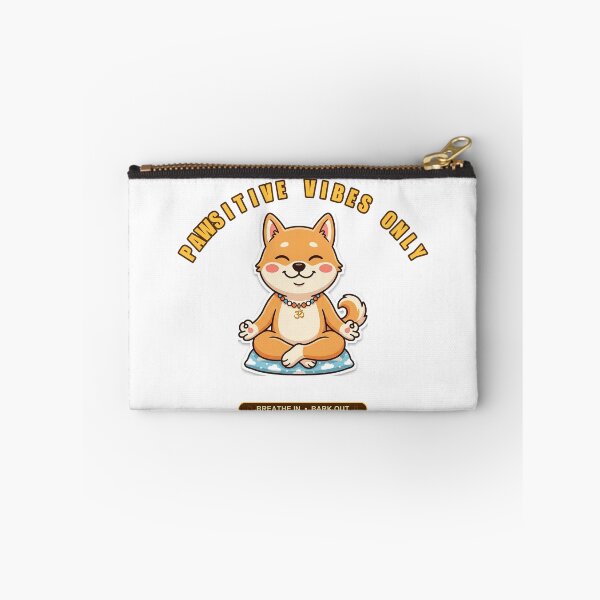 Item preview, Pawsitive Vibes Only Cute Yoga Shiba Inu Funny Dog T-Shirt designed and sold by Giobb-Artwork.