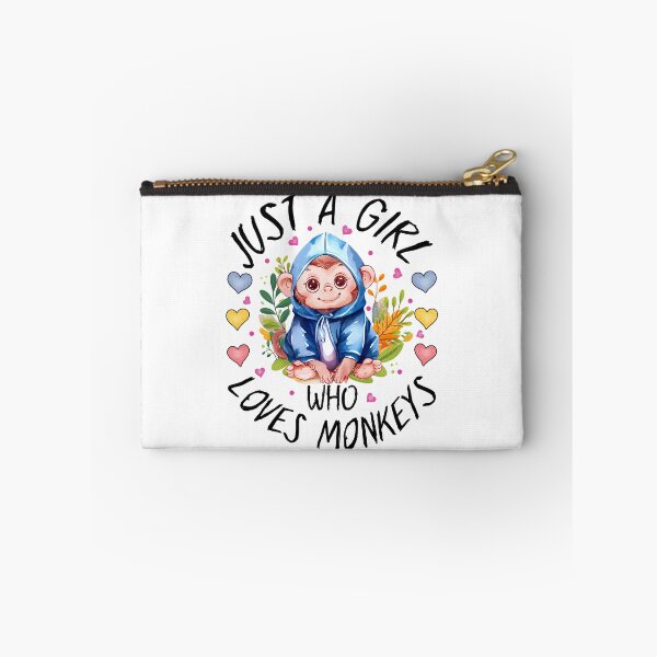 Item preview, Just A Girl Who Loves Monkeys, cool design designed and sold by MoSaid.