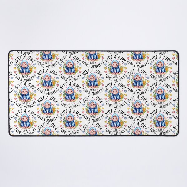Item preview, Just A Girl Who Loves Monkeys, cool design designed and sold by MoSaid.