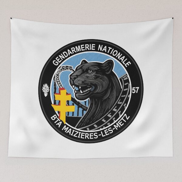 Item preview, Gendarmerie Nationale BTA Maizières-lès-Metz Patch designed and sold by CharlieDesings.