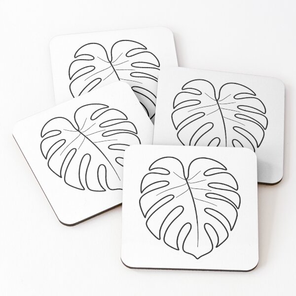 Item preview, Minimalist Monstera Leaf Single Line Art designed and sold by parashika.