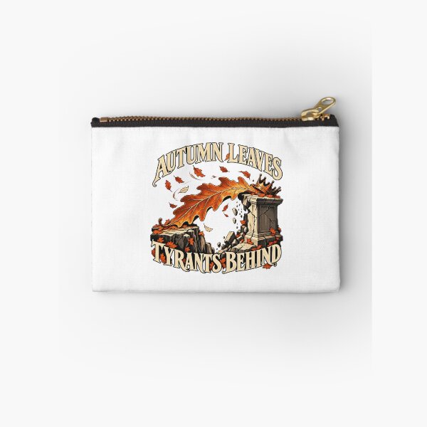Item preview, Autumn Anti-Authoritarian Art — Leaf Bridge over the Empty Plinth designed and sold by UrbanCanvvas.