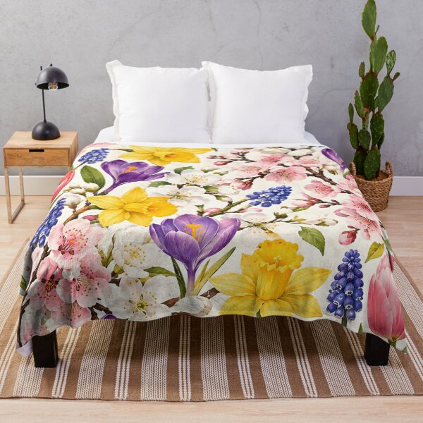 Item preview, Spring Botanical Garden Floral Pattern designed and sold by Sybille-Yates.