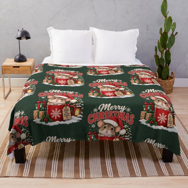 Item preview, Merry Christmas Cute Mouse Holiday Premium T-Shirt designed and sold by MagicMealing.