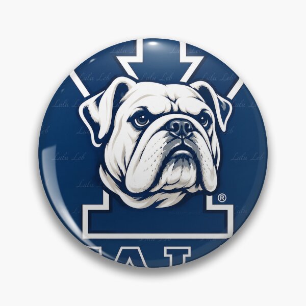 Item preview, Bulldogs de Yale – Handsome Dan | Clásico azul y blanco de Yale designed and sold by LuluLeb.