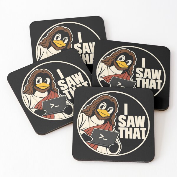 Item preview, Linux Tux penguin meme designed and sold by Olena Du.