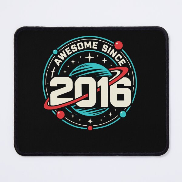 Item preview, Awesome Since 2016 Birthday Born Year Retro Vintage designed and sold by FolkGraphics.