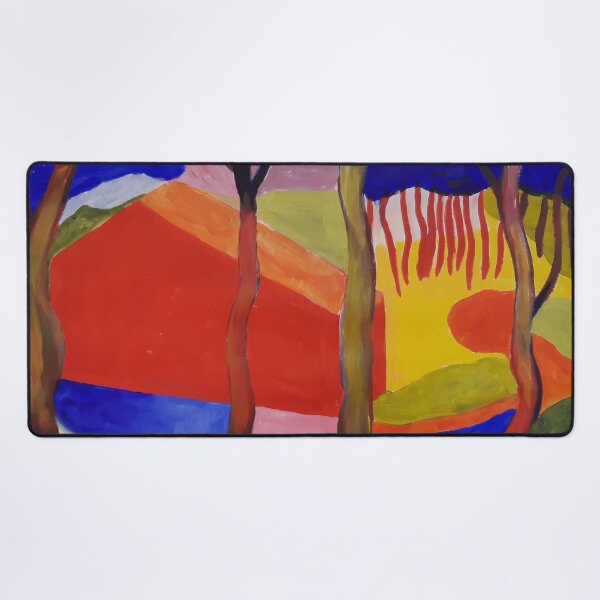 Item preview, Colorful Abstract Landscape Wall Art, André Derain Fauvist Painting, Modern Expressionist Nature Print designed and sold by RickE.