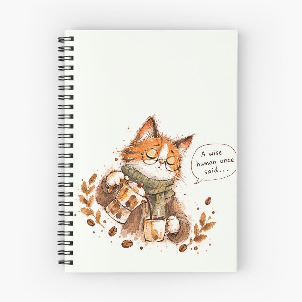 Item preview, Philosopher Cat and Coffee designed and sold by Quelon.