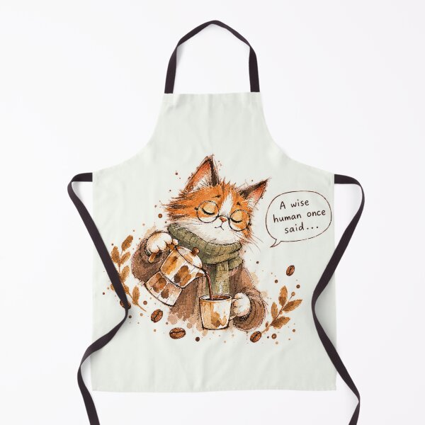 Item preview, Philosopher Cat and Coffee designed and sold by Quelon.