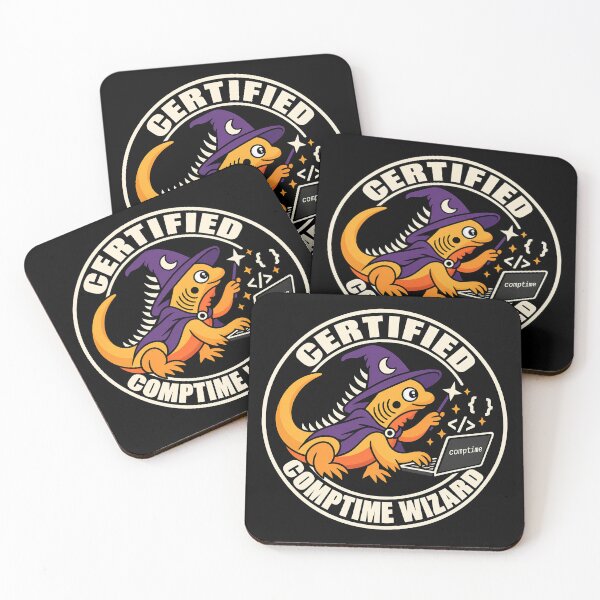 Item preview, Zig programming  mascot Ziggy wizard designed and sold by Olena Du.