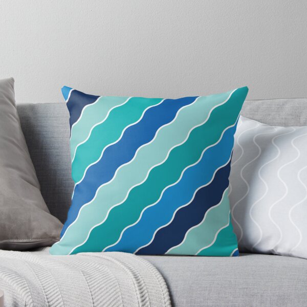 Item preview, Wavy Ocean Stripes Pattern designed and sold by Kathy Kuczek.