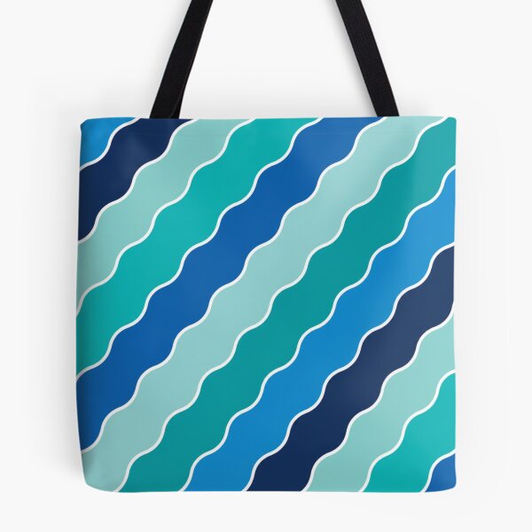 Item preview, Wavy Ocean Stripes Pattern designed and sold by Kathy Kuczek.