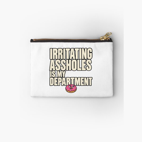 Item preview, Adult Irritant Office Satire — Irritating Assholes Is My Department — Cushion designed and sold by UrbanCanvvas.