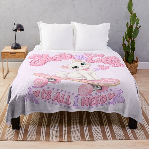 Item preview, Skate and Cats is all I need designed and sold by Danielle Official.