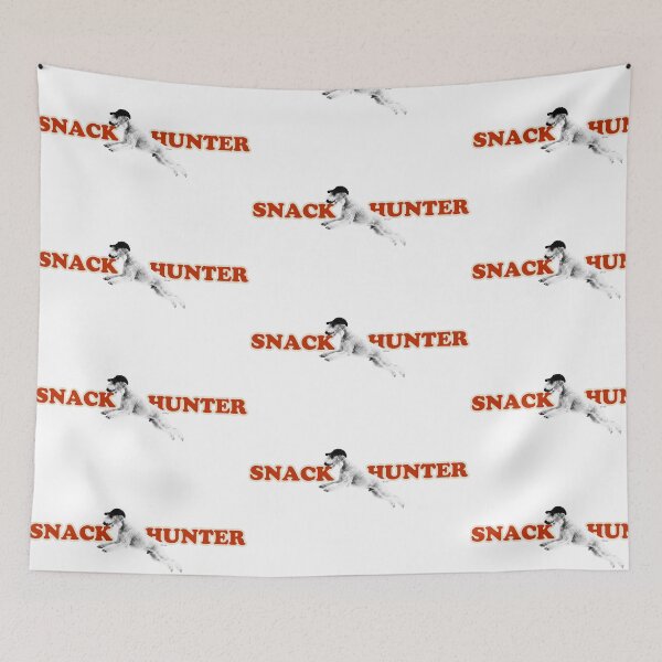 Item preview, Snack Hunter – Retro Leaping Dog in a Cap designed and sold by Gelyane.