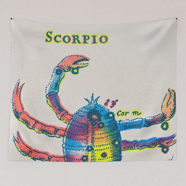 Item preview, Scorpio Constellation Vintage Star Atlas Risograph Print designed and sold by Fani*.
