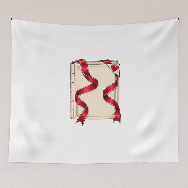Item preview, Dyslexia Awareness Red Ribbon — Red Bookmark Paths and Book designed and sold by UrbanCanvvas.