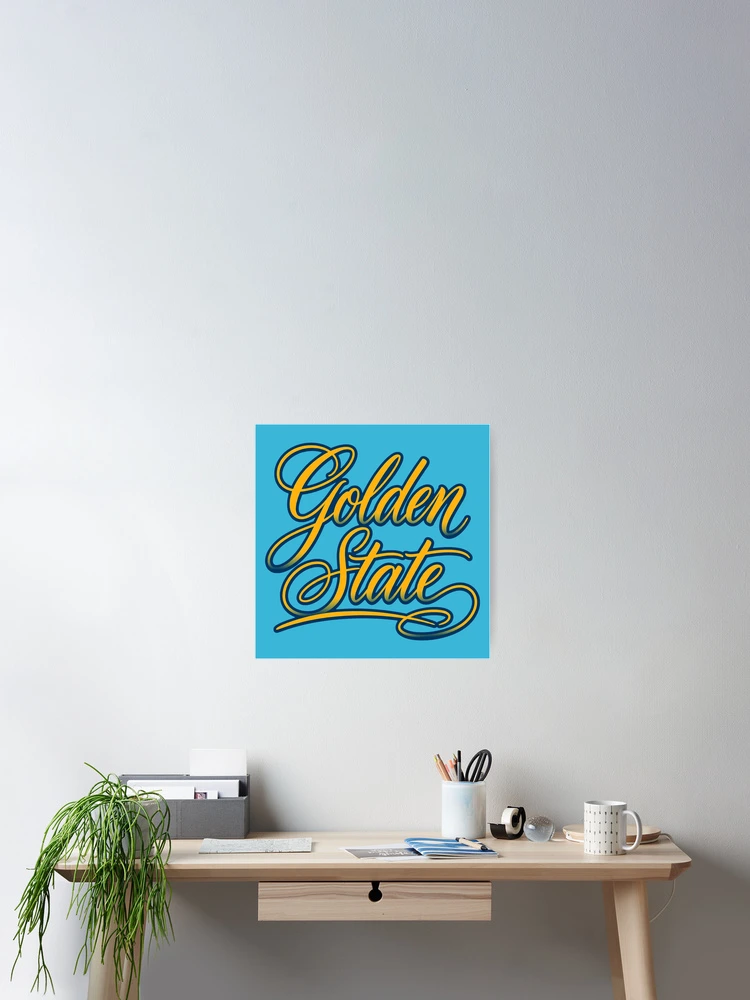 Thumbnail 2 of 3, Poster, California Golden State Script Lettering designed and sold by Downloadable Creations .