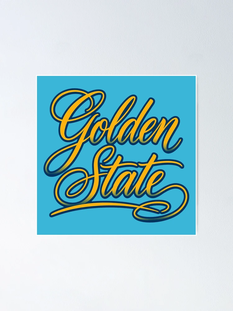 Thumbnail 1 of 3, Poster, California Golden State Script Lettering designed and sold by Downloadable Creations .