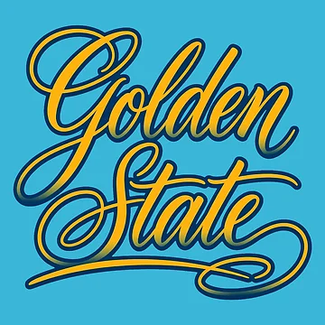 Artwork thumbnail, California Golden State Script Lettering by Downloadable Creations