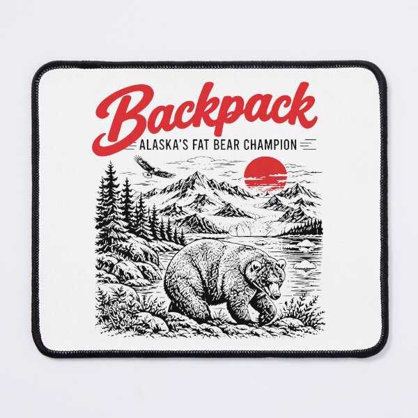Item preview, Backpack Alaska's Fat Bear Champion designed and sold by KristiTaylorArt.