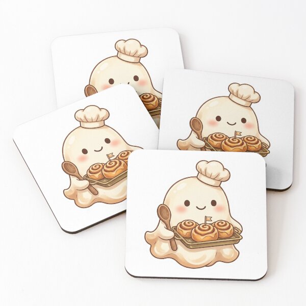 Item preview, Little Ghost Baker – Cute Spooky Bakery designed and sold by Stylestickers55.