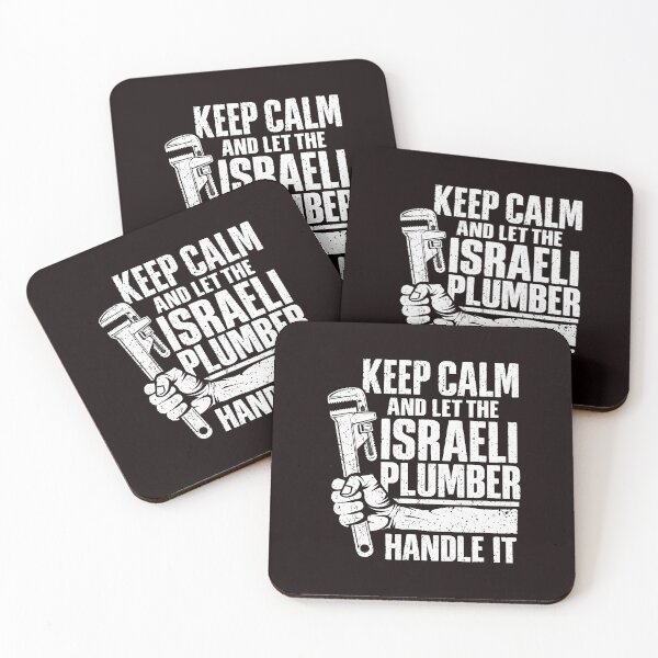 Item preview, Keep Calm And Let The Israeli Plumber Handle It designed and sold by ImeldaSparks.
