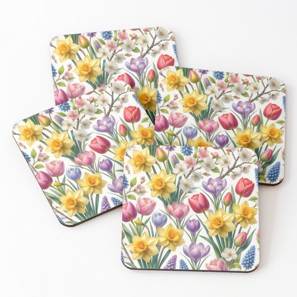 Item preview, Spring Botanical Garden Floral Pattern designed and sold by Sybille-Yates.