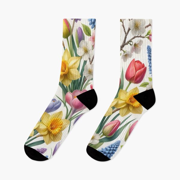 Item preview, Spring Botanical Garden Floral Pattern designed and sold by Sybille-Yates.