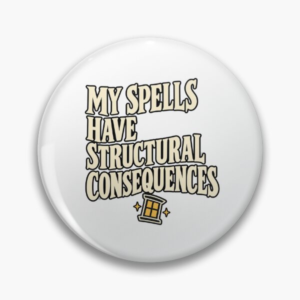 Item preview, Witch House Magic — My Spells Have Structural Consequences — Window designed and sold by UrbanCanvvas.
