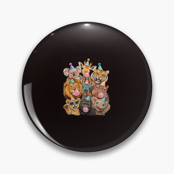 Item preview, Party Animals Zoo Safari Birthday Bubble Gum designed and sold by ImeldaSparks.