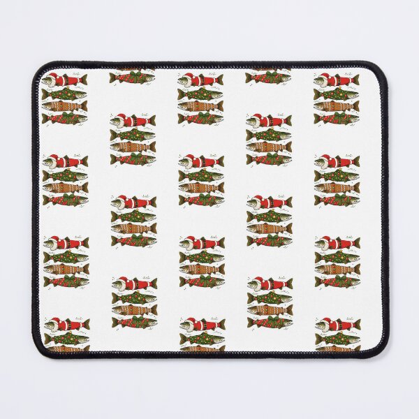 Item preview, Christmas Trout Fishing Holiday Angler designed and sold by amberwell-snake.