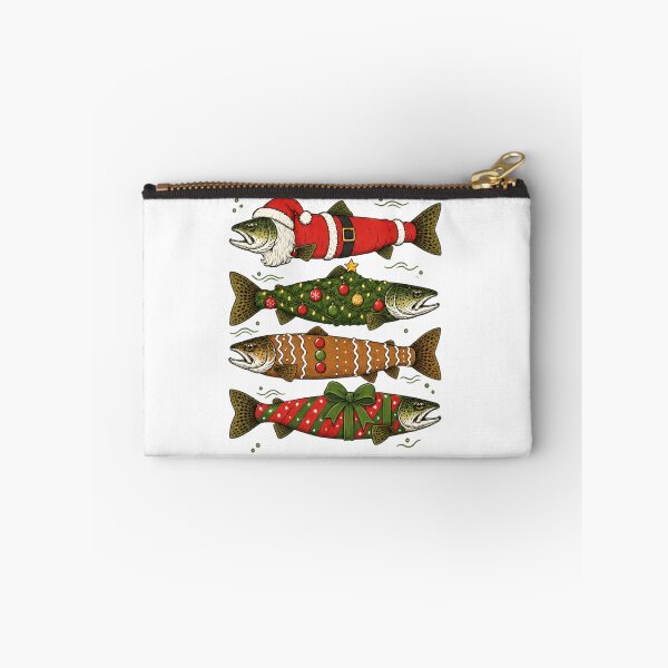 Item preview, Christmas Trout Fishing Holiday Angler designed and sold by amberwell-snake.