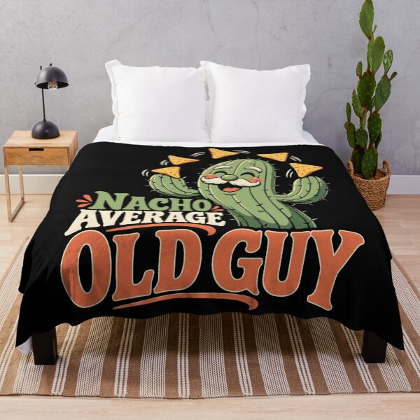 Item preview, Nacho Average Old Guy Funny Grandfather Dad Senior Humor designed and sold by FolkGraphics.