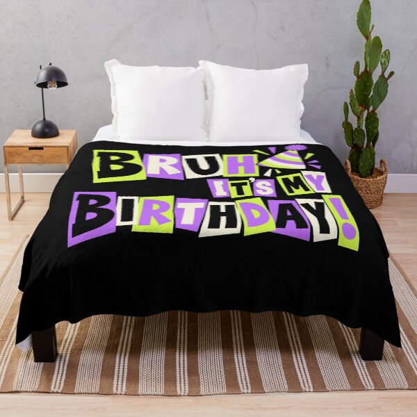 Item preview, Bruh It's My Birthday Funny Birthday Celebration Party Present designed and sold by FolkGraphics.
