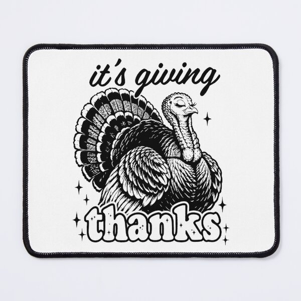 Item preview, Turkey It Is Giving Thanks Happy Thanksgiving designed and sold by KristiTaylorArt.
