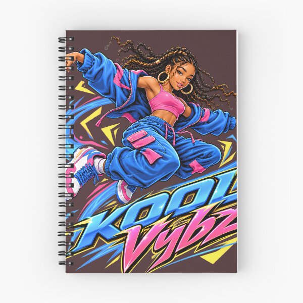 Item preview, KOOL Vybz Dancer in Electric Blue and Pink Streetwear designed and sold by digitalbob60.